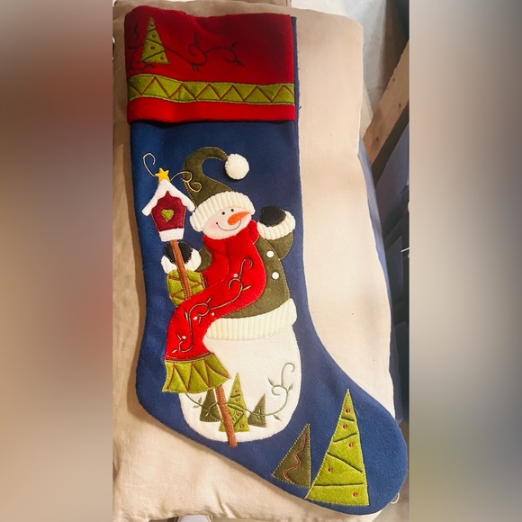 Super cute snowman Christmas stocking - Picture 1 of 2